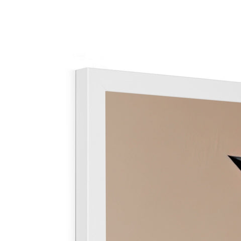 An Apple brand logo with a clock taped onto an iPad tablet case is hanging from a
