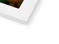 A picture of a white sheet sitting on top of a picture frame.