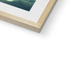An image of a photo of a tree on top of a frame with a wood and