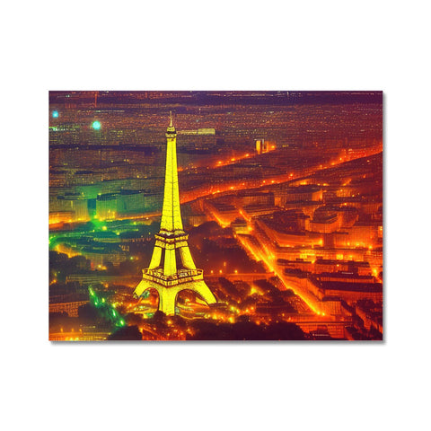 A mouse pad with a picture of the French National Monuments of Paris.