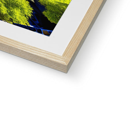 An image of a picture frame with an arm draped around the edge of a large picture