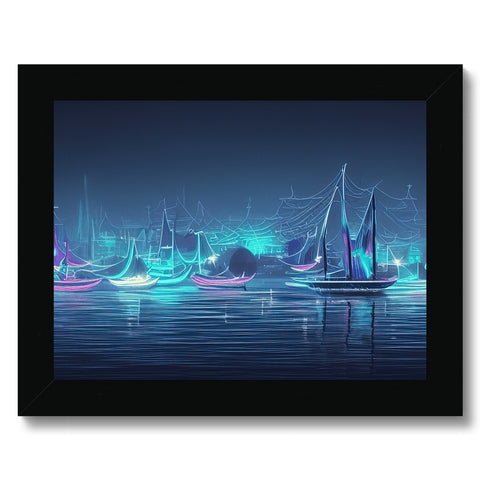 A group of sail boats on a boat dock with sailboats in the water of a