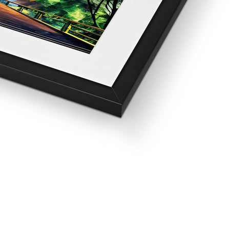 An image frames a frame with a white wooden photo in it.