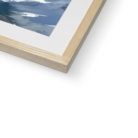 A picture of a photo frame on a white wooden board.