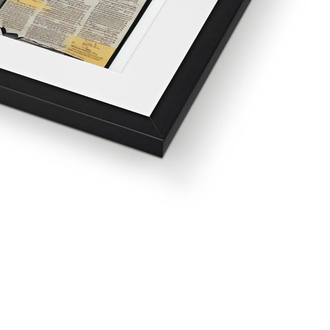 An item is in a yellow frame with a picture on it.