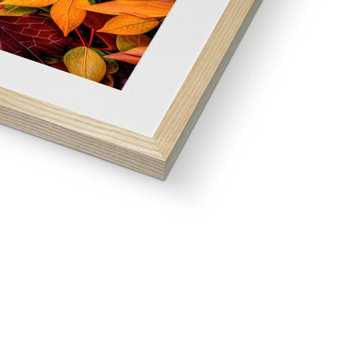 A photo photo is on a frame of a wooden frame with a wooden box on top