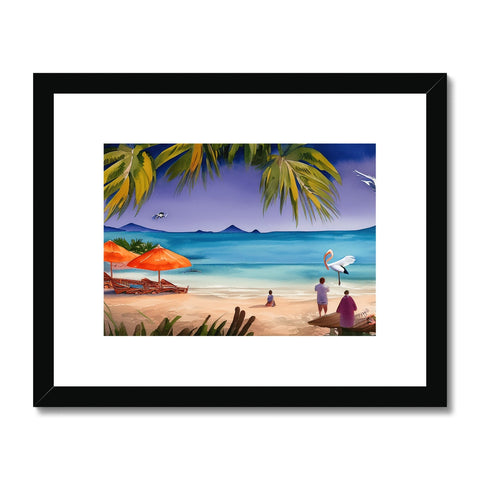 Art print at beach view of beach scenery at sunset near ocean views.