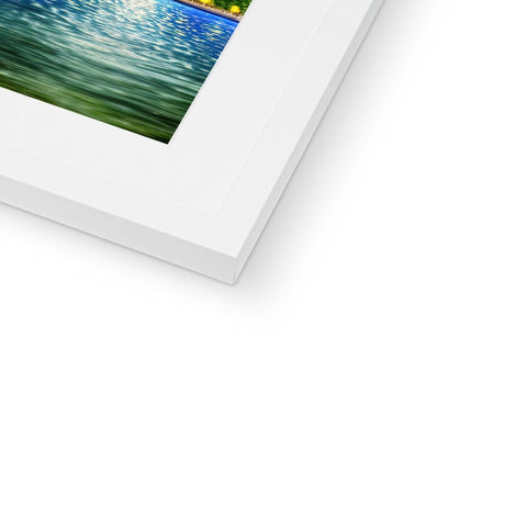 a photo is a picture of a white framed frame with colored backgrounds