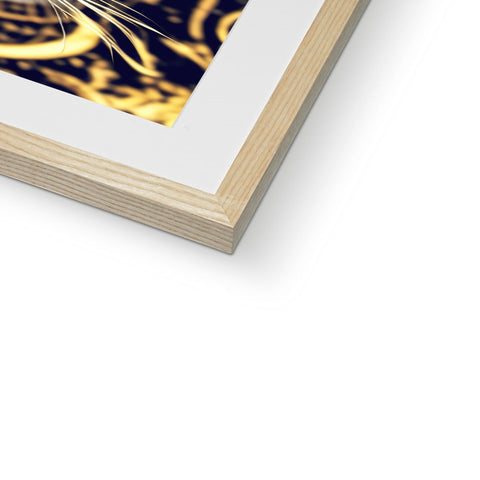 a photograph of a picture frame filled with a book covered with gold foil