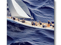 many sailboats are sailing through the water with many windboards on the sides of the