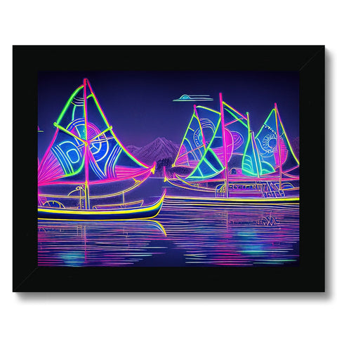 A colorful view of sailing boats in a harbor with lots of dock.