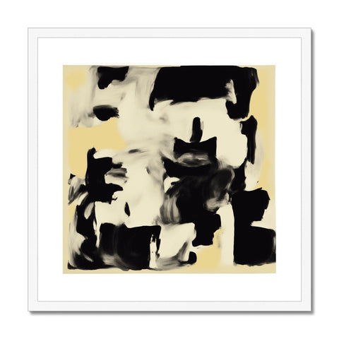 An abstract wall art print on a wall hanging that looks like it has a lot of