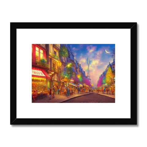 An interesting green street decorated with an art print that reads "Art Print is a beautiful