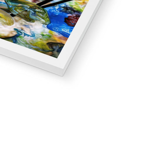A softcover photo of a painting laid out in a white background.
