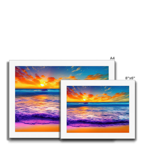 An art print covered in three different colors and a picture of a book and card on