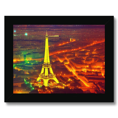 Paris as displayed in an art print.
