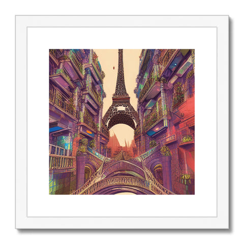 Art prints of the French cityscape and the Eiffel tower.
