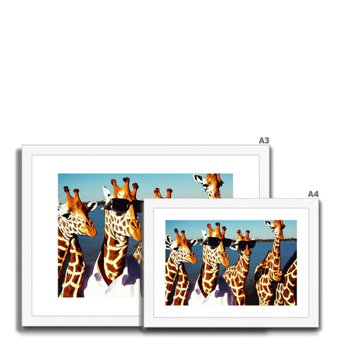 A group of giraffe standing on a rocky hillside looking into the trees and at