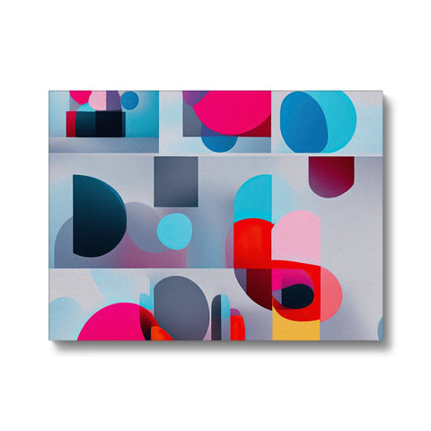 A lot of colorful designs sitting on top of a coffee table covered with printed cards.