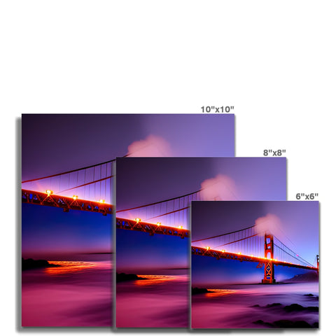 A picture frame laying on top of a white background with a pair of blurred images on