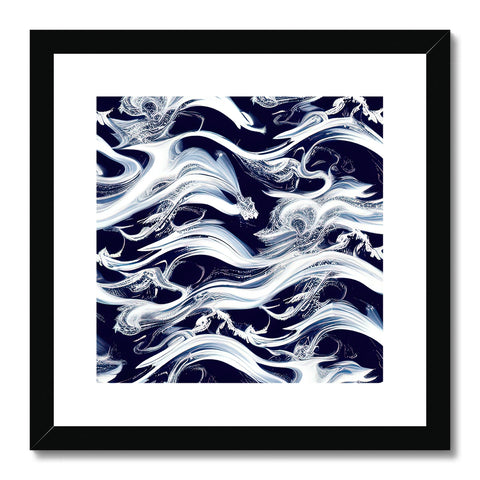 Art print with waves waves on the ocean and one of the ocean's tropical waves.