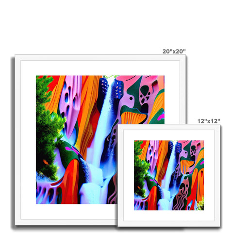 Three pairs of picture frame with different colors with multiple art pieces. а