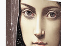 A hardcover book featuring a picture of the nun and her face.