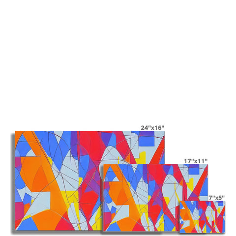 An abstract design on a rectangular box with a different type of tile next to it.