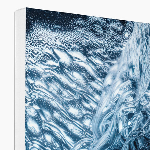 a hardcover book with an image of water on it