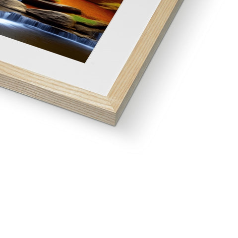 an image of an image of a picture frame in a wood frame in the studio