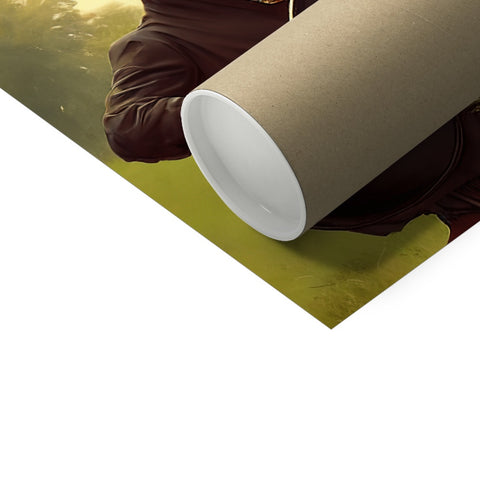 A large roll of paper is placed in the shape of a yoga mat.