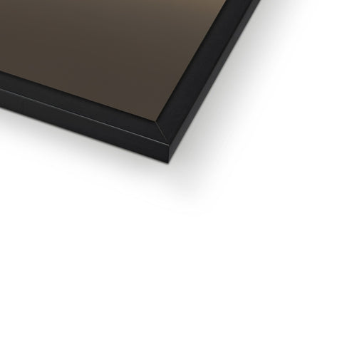 a picture frame with a small window seal and a flat panel panel
