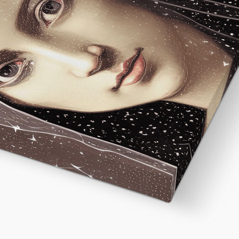 A book with artwork is covered with foil on a sheet of paper.