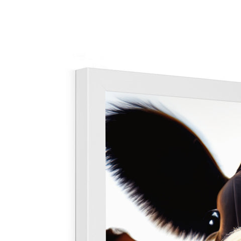 An animal fur covered face sitting on the screen beside an ipad.