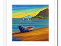 Sailboats with sailboats floating on the water next to the beach next to a