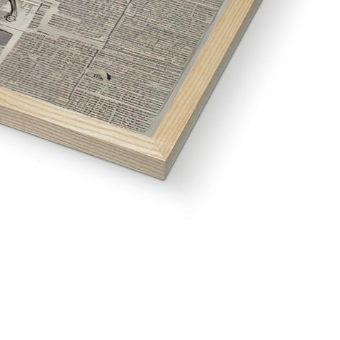 This picture of a clipboard with newspapers on it