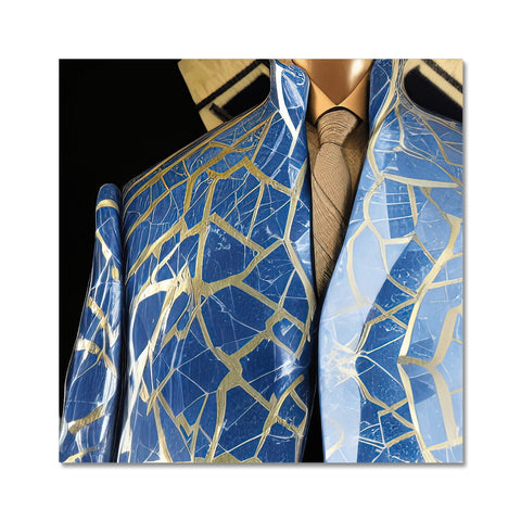 A close up of a suit jacket with a closeup of a shirt collar.