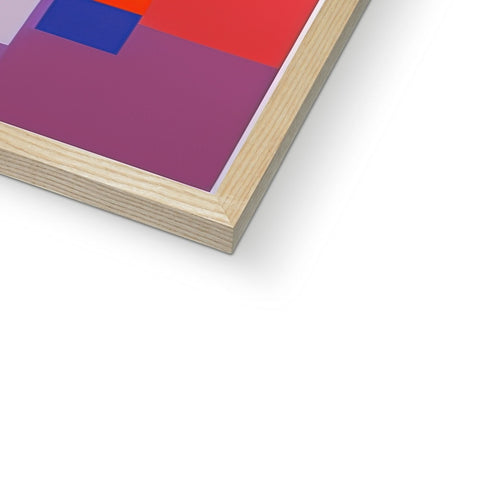 Wood with a wooden frame of a large book covered in colored wood.
