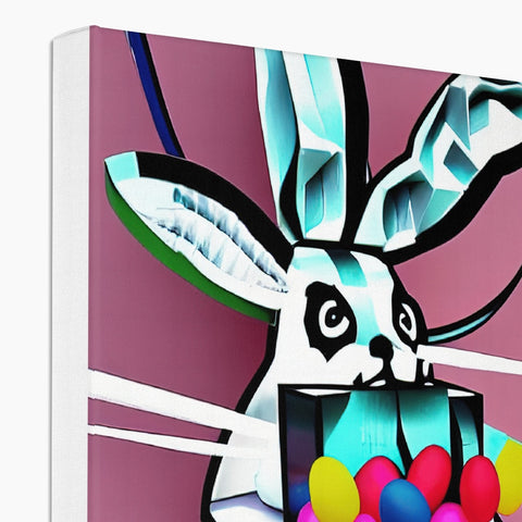 A big colorful sticker book with a bunny on the cover.
