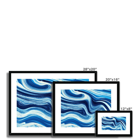 A picture of the Atlantic Ocean is displayed by a wall mounted piece of flat glass.