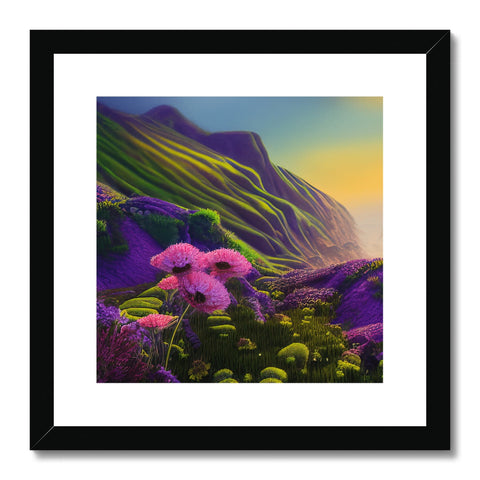 Art prints of a beautiful landscape at the end of a mountain on top of a cliff