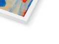 An art print on a white canvas of an abstract painting.