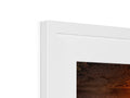 a picture frame on top of a picture display fireplace