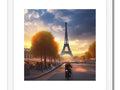 Breathtaking view of France and other places around the world in a framed print with