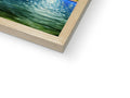 A picture of a picture frame sitting on top of a book cover.