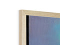 A piece of wood on an easel with wood panel of a window on a wall