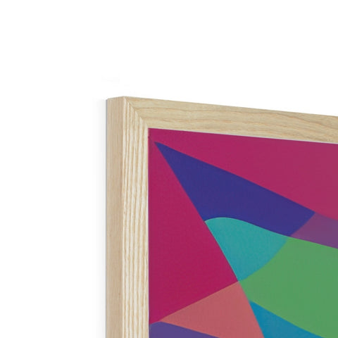 a wooden frame covered in construction paper with wooden panels on top