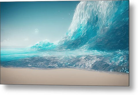 a ocean with turquoise and white background for a beachside photo and view of