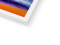 A canvas with a small picture of an iPad laptop laying on top of it?