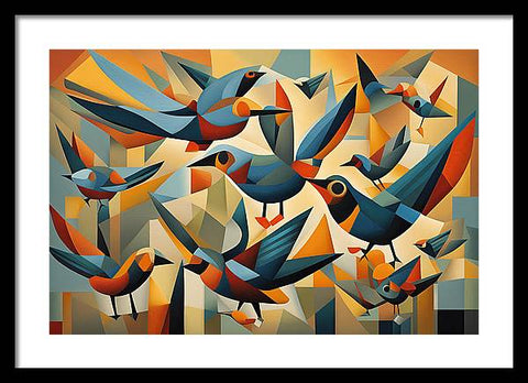 Bird Art 0010 - Framed Print